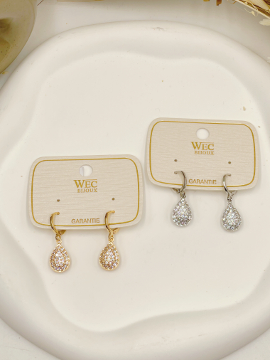 Wholesaler WEC Bijoux - Earring in plating gold