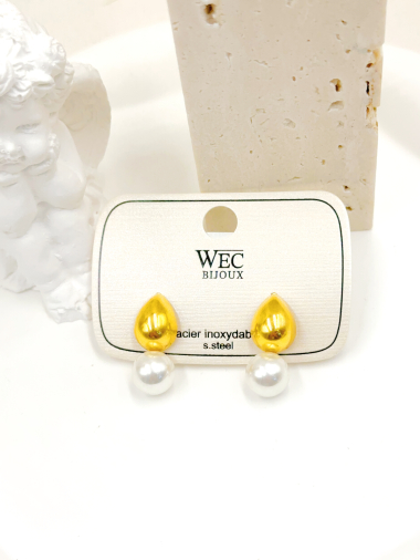 Wholesaler WEC Bijoux - STAINLESS STEEL EARRINGS