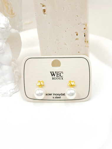 Wholesaler WEC Bijoux - STAINLESS STEEL EARRINGS