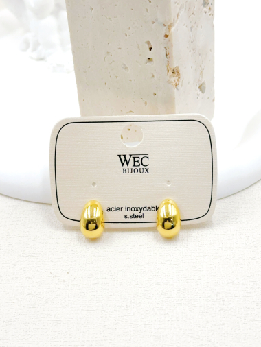 Wholesaler WEC Bijoux - STAINLESS STEEL EARRINGS