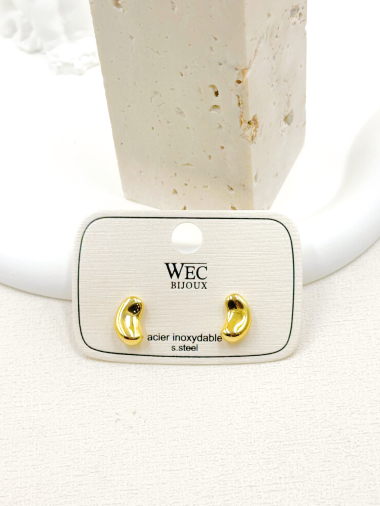 Wholesaler WEC Bijoux - STAINLESS STEEL EARRINGS