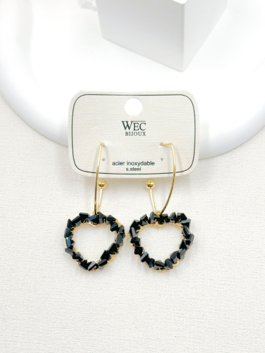 Wholesaler WEC Bijoux - STAINLESS STEEL EARRINGS