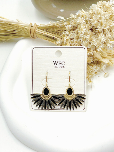 Wholesaler WEC Bijoux - EARRINGS IN STAINLESS STEEL