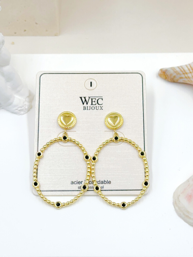 Wholesaler WEC Bijoux - STAINLESS STEEL EARRINGS