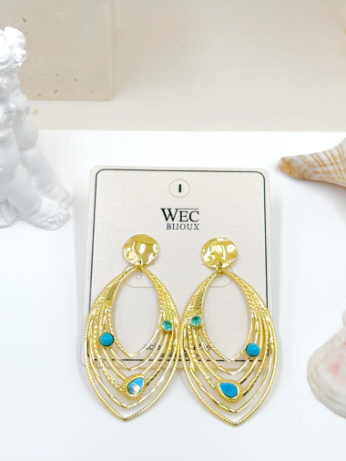 Wholesaler WEC Bijoux - STAINLESS STEEL EARRINGS