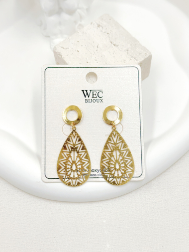 Wholesaler WEC Bijoux - STAINLESS STEEL EARRINGS