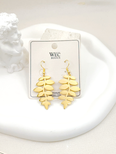 Wholesaler WEC Bijoux - STAINLESS STEEL EARRINGS