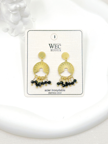 Wholesaler WEC Bijoux - STAINLESS STEEL EARRINGS