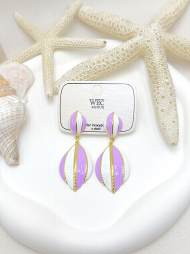 Wholesaler WEC Bijoux - STEEL EARRINGS