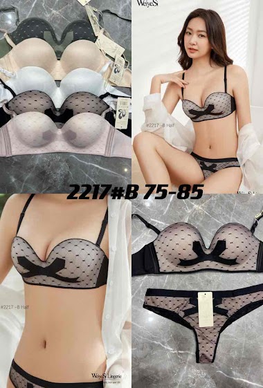 2207#B,2208#C  Weiyesi Underwire Push Up Half Cup Bra Set,Weiyesi -  Fashion bras and lingerie for women