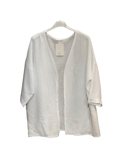 Wholesaler Willow - Open cotton gauze blouse