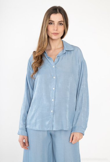 Wholesaler Willow - Fluid denim effect shirt
