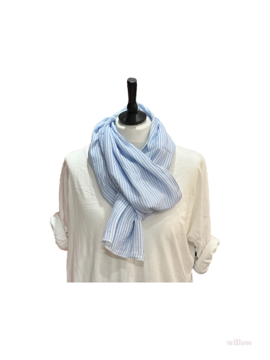 Wholesaler Willow - Striped cotton scarf