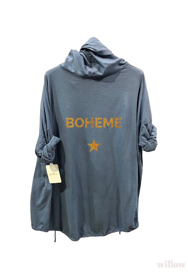 Boheme printed cardigan