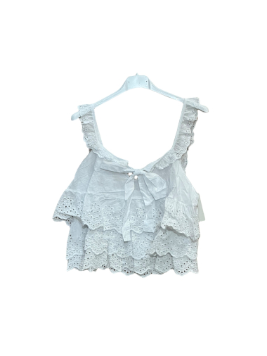 Wholesaler Willow - English embroidery top