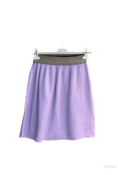 Wholesaler Willow - Knee skirt cotton gauze