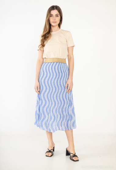 Wholesaler Willow - Floral print pleated skirt
