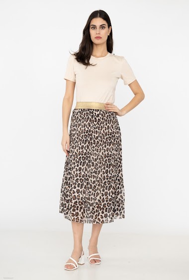 Wholesaler Willow - Leopard printed skirt