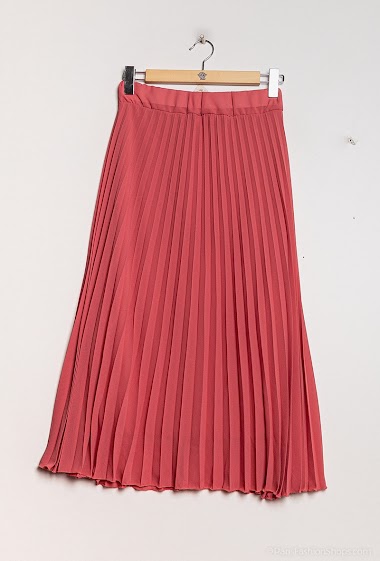 Wholesaler Willow - Plain pleated skirt
