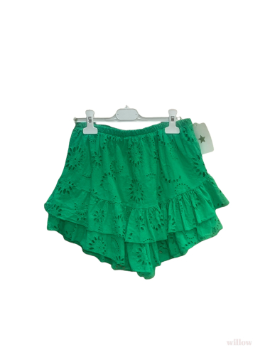 Wholesaler Willow - English embroidery short skirt