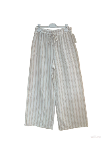 Wholesaler Willow - Striped cotton gauze pants