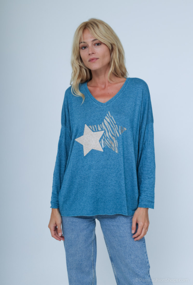 Wholesaler Willow - Soft Double Star Sweater