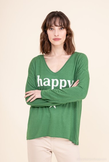Grossistes Willow - Pull doux Happy