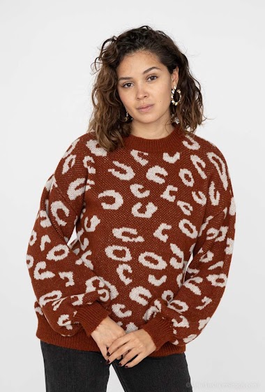 Mayorista Willow - Leopard sweater