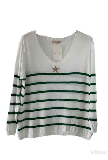 Wholesaler Willow - Sailor sweater with star