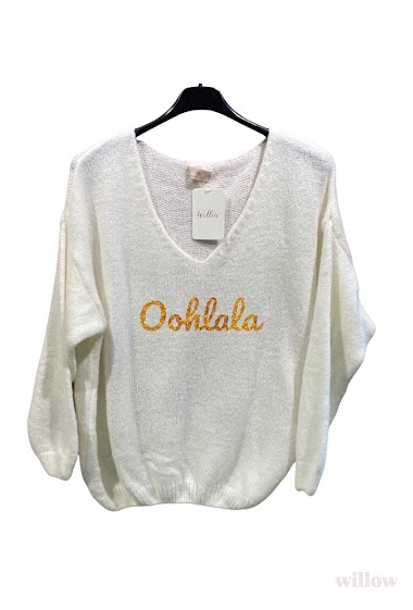 « Oohlala » v neck sweater