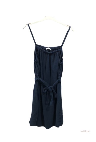Wholesaler Willow - Short strap dress in cotton gauze