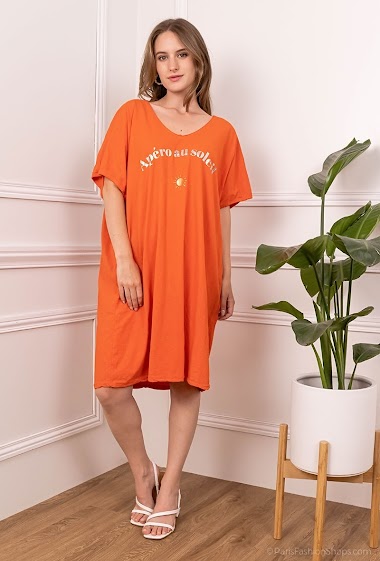 Wholesaler Willow - Short dress "Apero au soleil"