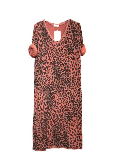 Wholesaler Willow - Leopard printed long dress