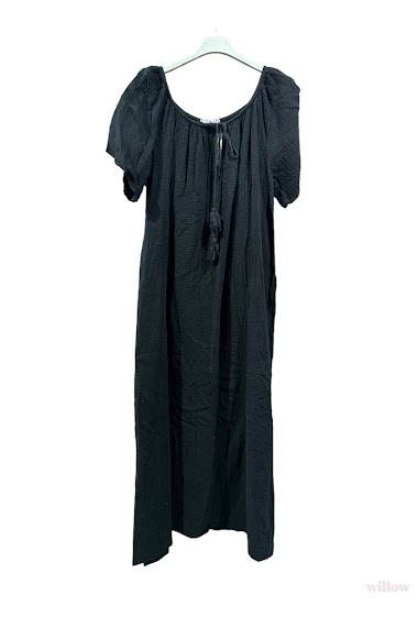 Großhändler Willow - Knöchellanges Kleid aus Baumwollgaze