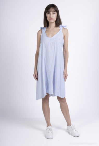 Wholesaler Willow - Liberty dress with adjustable straps, cotton gauze