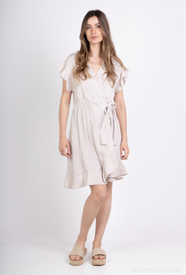 Wholesaler Willow - Belted flying dress in cotton gauze