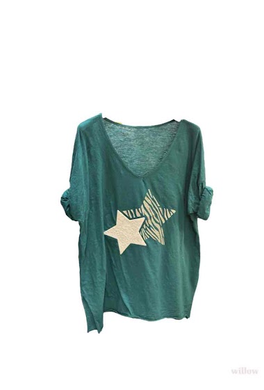 Grossiste Willow - T-shirt double étoile manches longues