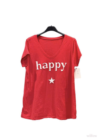 Mayorista Willow - camiseta feliz