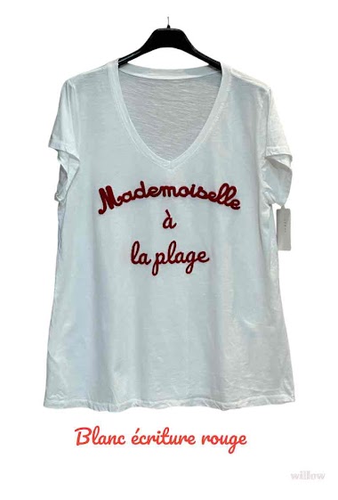 Mayoristas Willow - T-shirt Mademoiselle à la plage