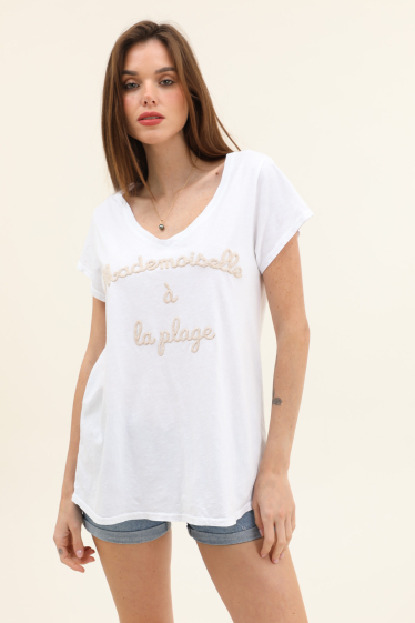 Grossiste Willow - T-shirt Mademoiselle à la plage