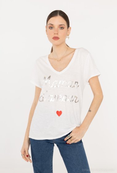 Wholesaler Willow - Love mom t-shirt