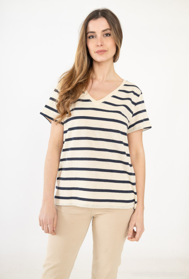 Grossiste Willow - T-shirt rayé mariniere