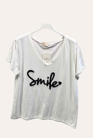Grossistes Willow - T-shirt Smile manches courtes