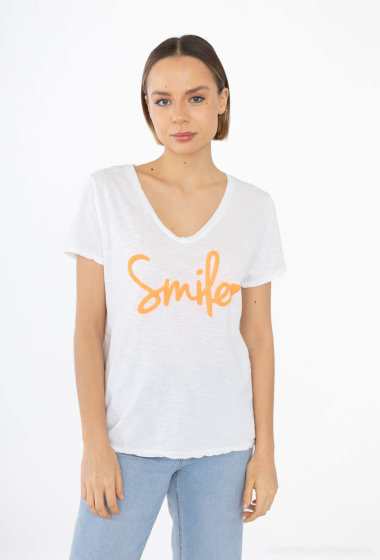 Großhändler Willow - Smile-Kurzarm-T-Shirt