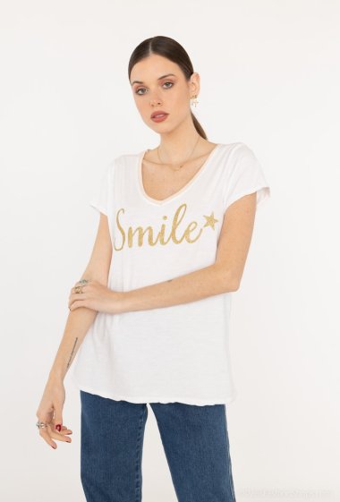 Grossistes Willow - T-shirt Smile