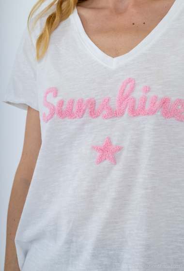 Grossiste Willow - T-shirt Sunshine brodé