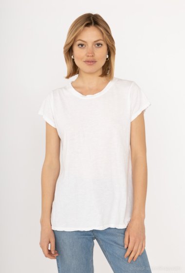 Grossistes Willow - T-shirt uni col rond