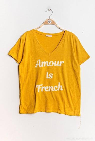 Wholesaler Willow - Amour is french" Tee