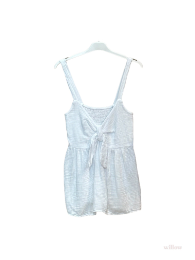 Wholesaler Willow - Cotton gauze top with bow on the front
