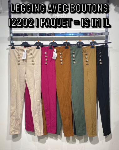 Wholesaler Willy Z - Leggings with buttons